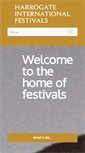 Mobile Screenshot of harrogateinternationalfestivals.com
